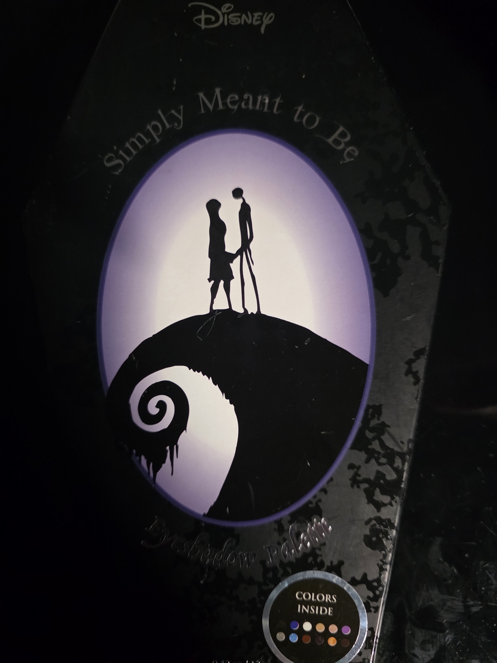 Disney The Nightmare Before Christmas Black and Purple Makeup Palette